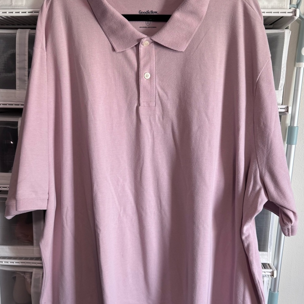 Goodfellow & Co Pink Polo Shirt Classic Knit
